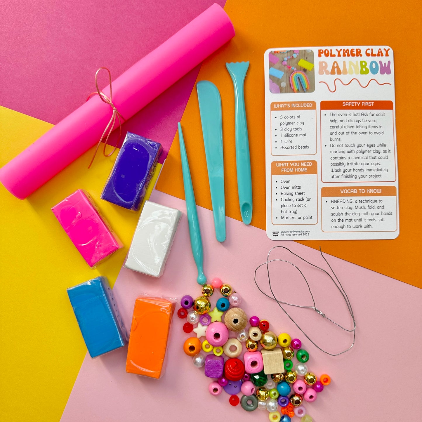 Polymer Clay Raiinbow Kit