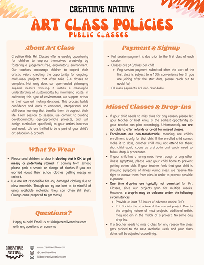 Tues 3:15p Studio City Art Class!