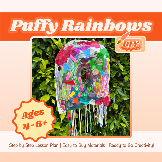 Puffy Rainbows Art Lesson Plan [Digital Download]